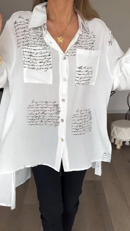 Bella Moda Bedrukte Blouse voor Stijlvolle Vrouwen