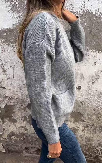 Amelita - Cardigan in cotone con zip