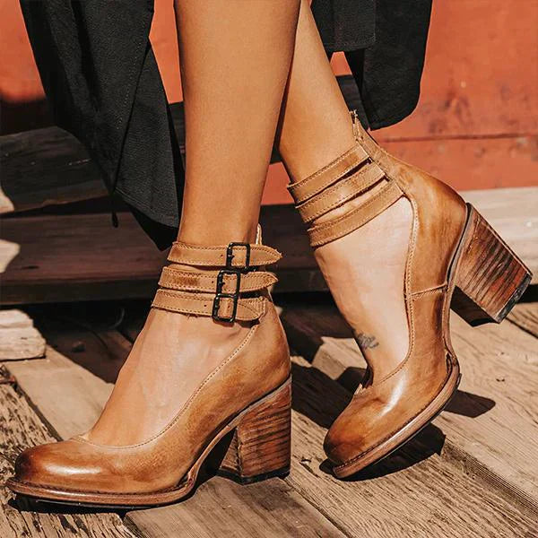Hoge Hak Schoenen Vintage Stijl - Mode Vibes