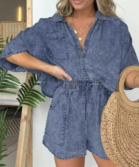 Vrouwelijke Zomerset Korte Mouwen Lente Zomer