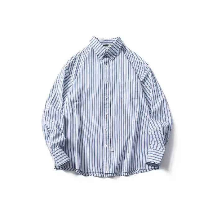 Herenshirt Gestreept Klassiek Katoen - Mode Vibes