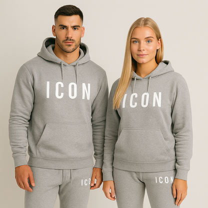 Unisex Winter Hoodie Set Luxe Warme Sweatshirt