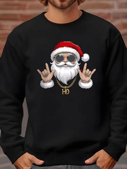 Kerstman Sweatshirt Lange Mouwen Man - Mode Vibes