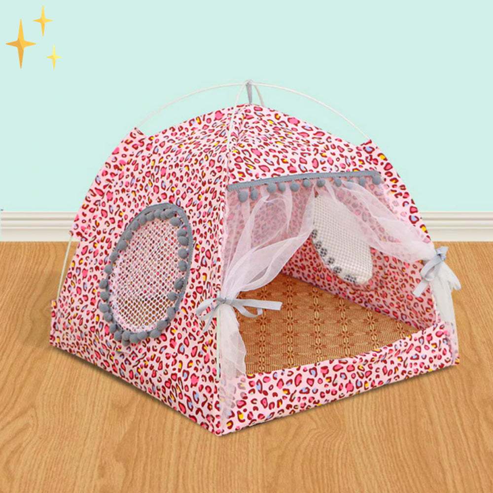 Huisdierentent met Gordijnen voor Honden en Katten