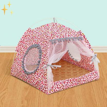 Huisdierentent met Gordijnen voor Honden en Katten
