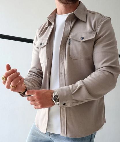 Herenoverhemd Slim Fit Modern Design - Mode Vibes