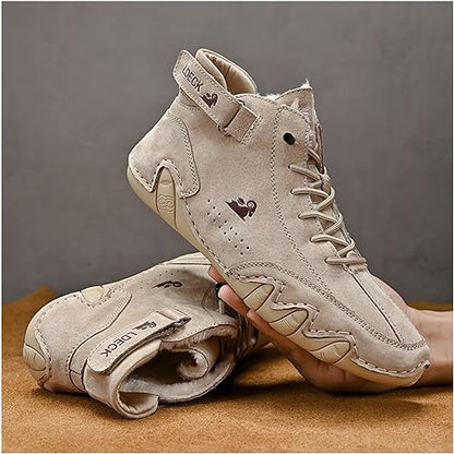Leren Winter Sneakers Warm en Veelzijdig