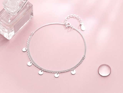Zilveren Armband Elegante Stijl voor Dames