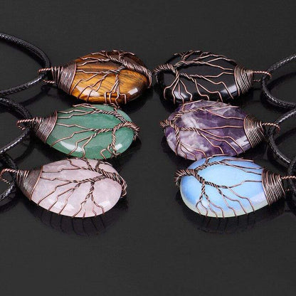 Druppelketting Aventurijn Edelsteen Sieraden
