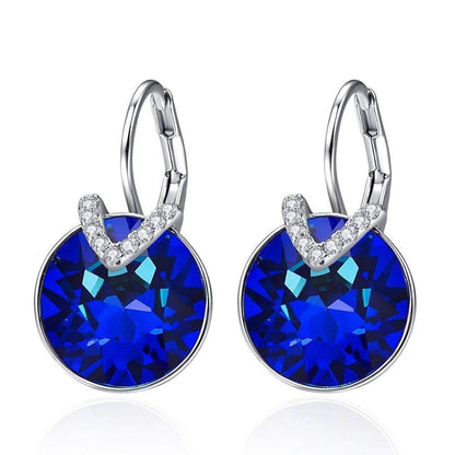 Glitter Oorbellen Aveline Zilverkleurig Mooi