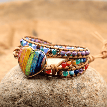 Hart Chakra Armband met Kristal Edelstenen