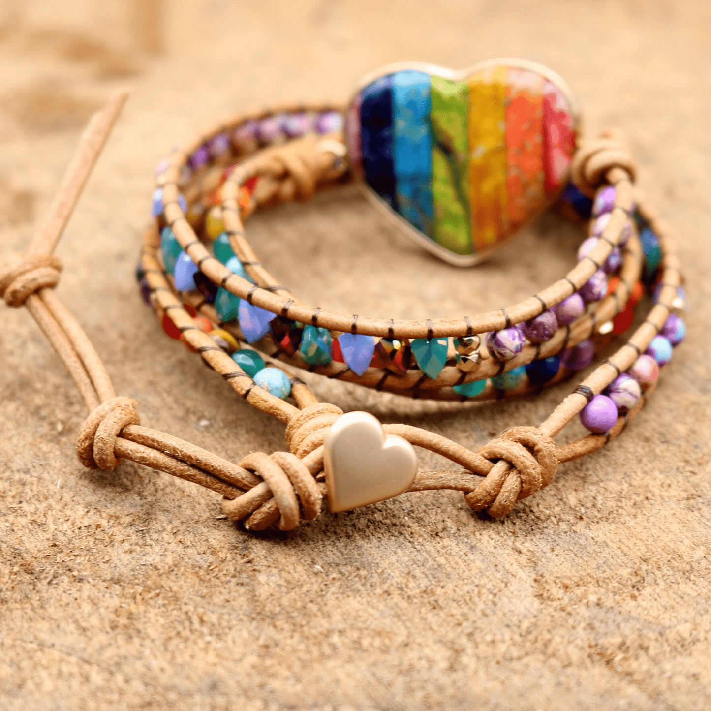 Hart Chakra Armband met Kristal Edelstenen