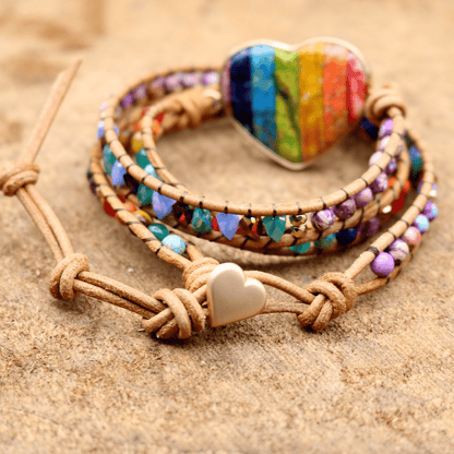 Hart Chakra Armband met Kristal Edelstenen