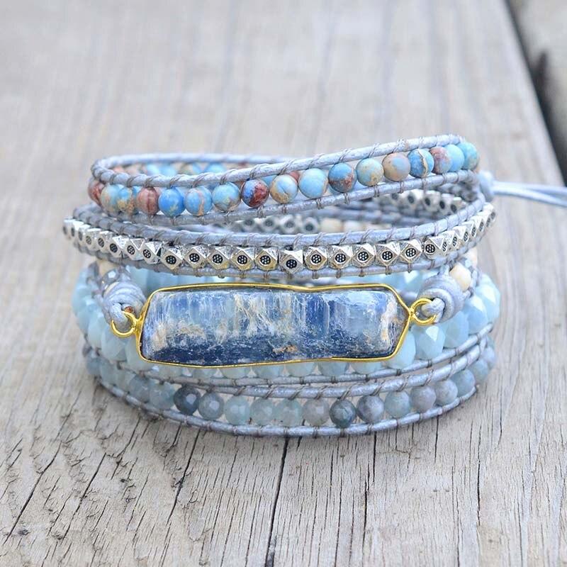 Blauwe Topaas Armband met Geneeskrachtige Eigenschappen