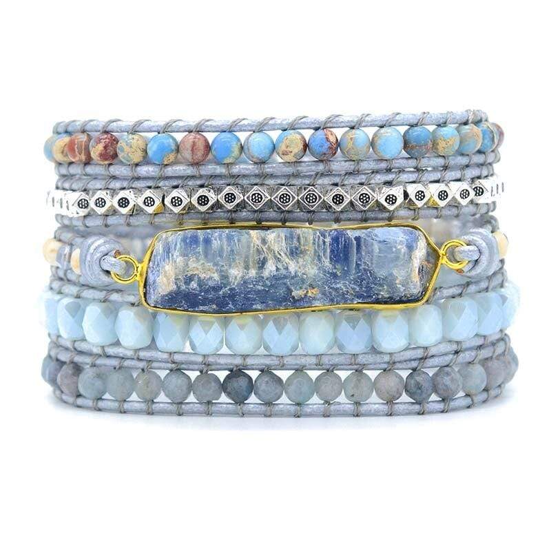 Blauwe Topaas Armband met Geneeskrachtige Eigenschappen