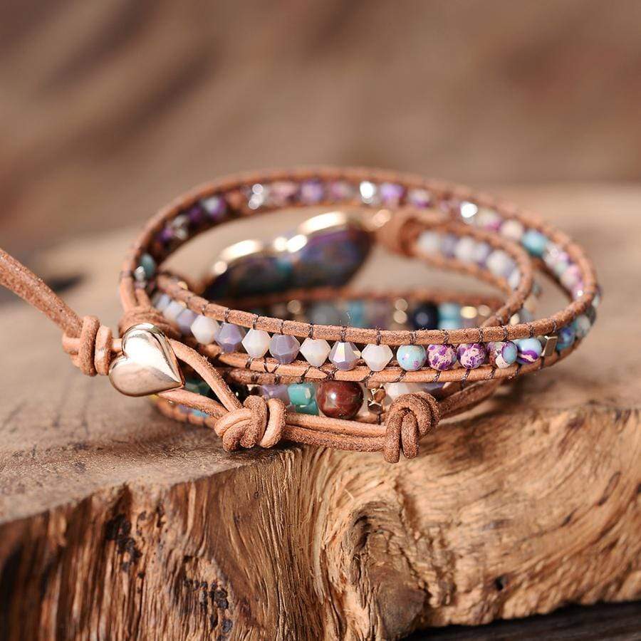 Jaspis Armband Hartvormig Genezend Edelsteen