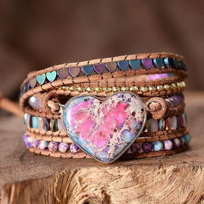 Jaspis Armband Bescherming Liefde en Geluk - Mode Vibes