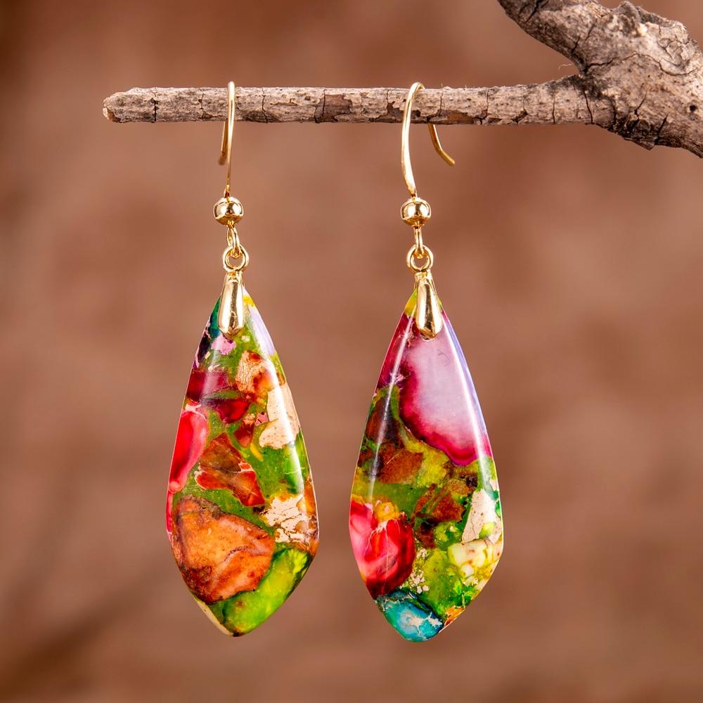 Jaspis Oorbellen Regaliet Sieraden voor Vrouw - Mode Vibes