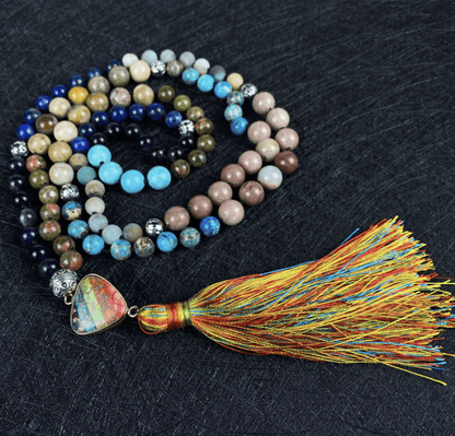 Mala Ketting met Verlichting Edelsteen Hanger