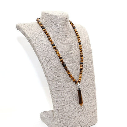 Mala Halsketting Onyx Edelsteen Zwart
