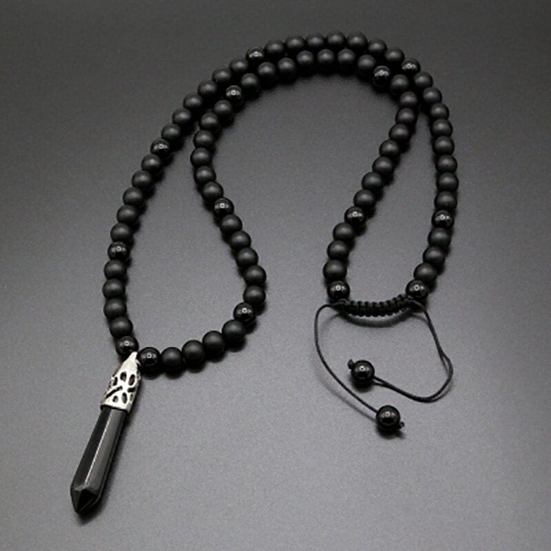 Mala Halsketting Onyx Edelsteen Zwart