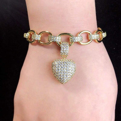Zirkonia Sieradenset Elegant met Halsketting en Oorbellen