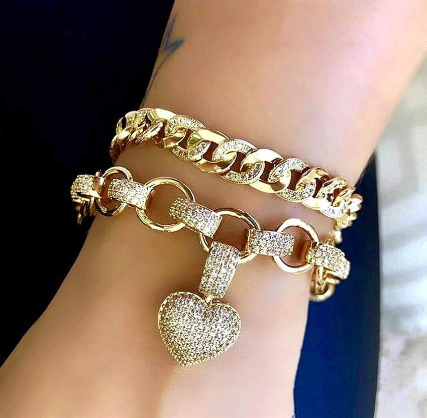 Zirkonia Sieradenset Elegant met Halsketting en Oorbellen