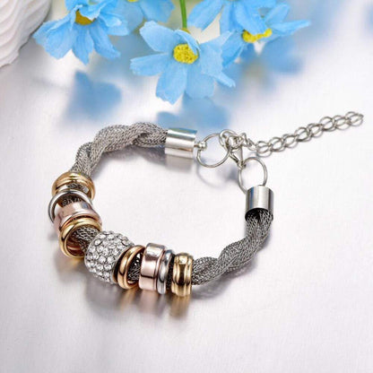 Zarina Armband Gevlochten Zilver Modieus Design