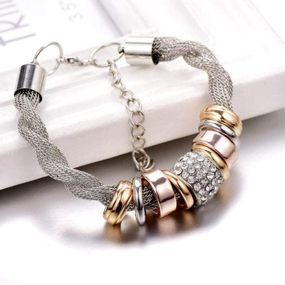 Zarina Armband Gevlochten Zilver Modieus Design