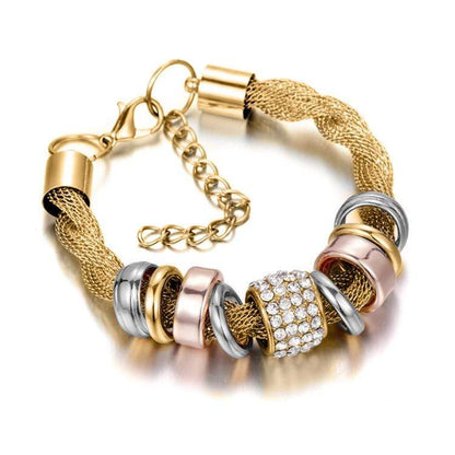 Zarina Armband Gevlochten Zilver Modieus Design