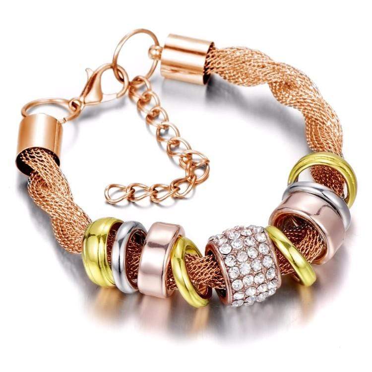 Zarina Armband Gevlochten Zilver Modieus Design