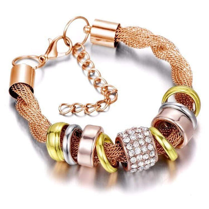 Zarina Armband Gevlochten Zilver Modieus Design
