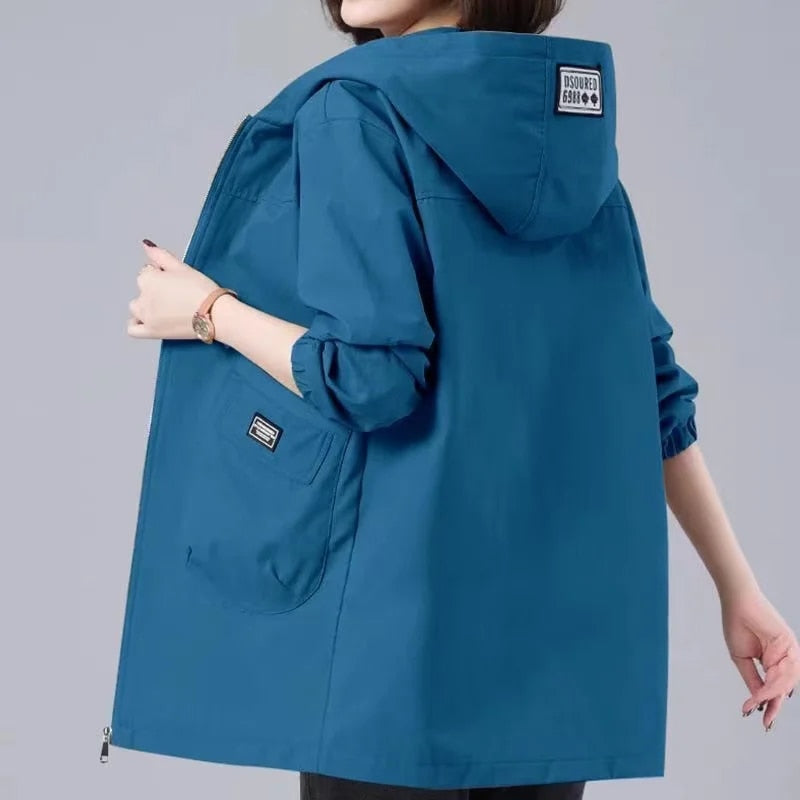 Lentejas Lange Capuchon Jas voor Vrouw - Mode Vibes