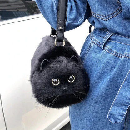Kattentas voor Vrouwen Realistisch Kitten Design - Mode Vibes