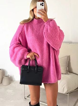 Dames Trui Gebreid Elegante Stijl