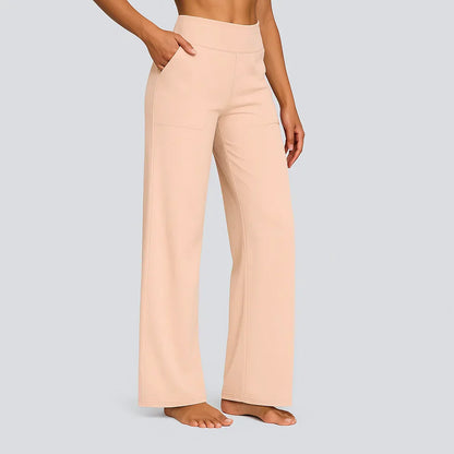 Elvira Stretchbroek Dames – Comfortabele Broek met Hoge Taille en Zakken