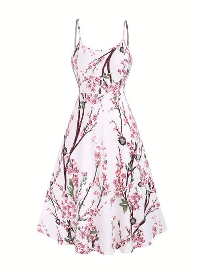 Elegante Bloemenjurk voor Vrouw Zomerjurk