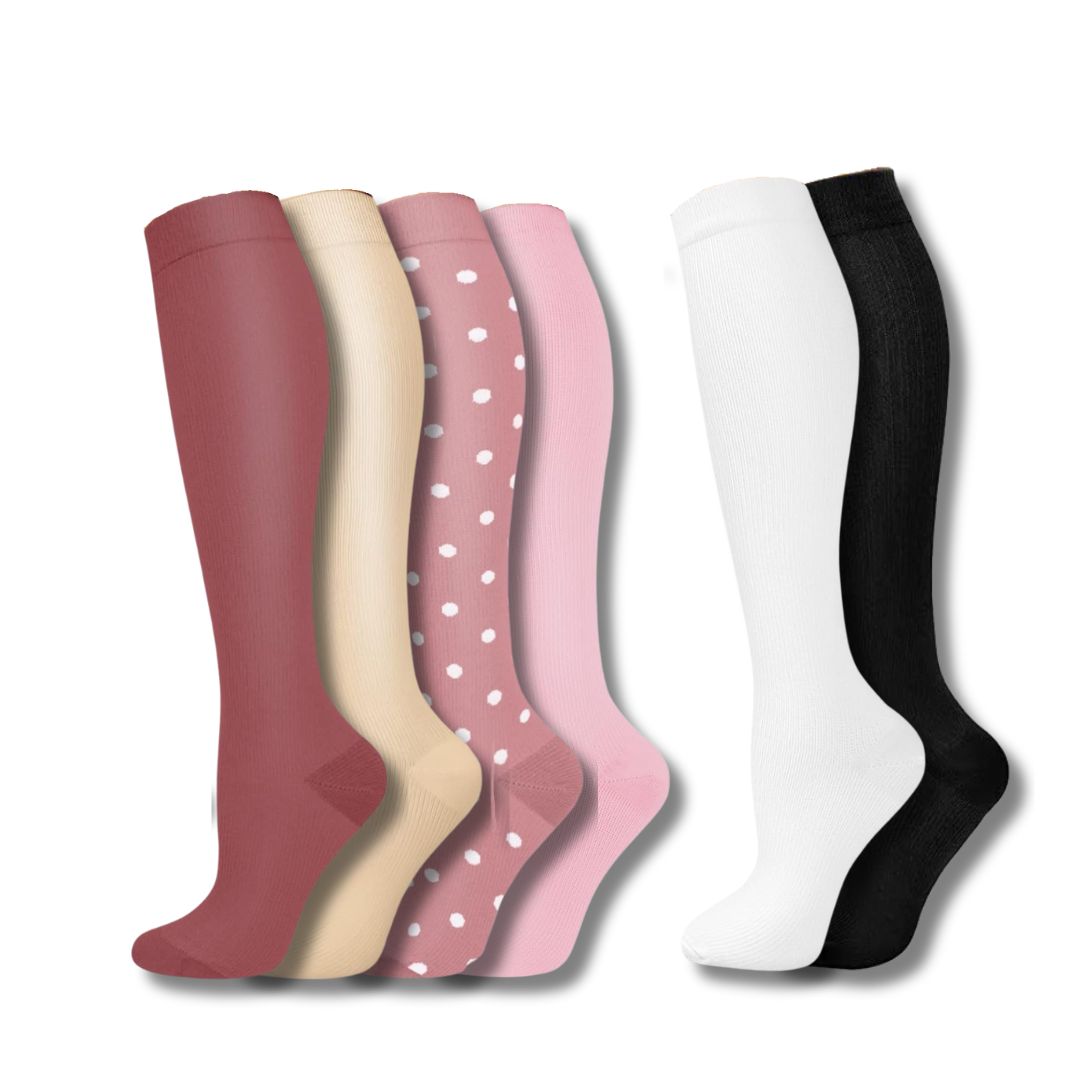 Compressiesokken voor Dames Medische Steunzolen
