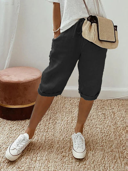 Lena Pantaloncini Donna – Cotone Leggero e Traspirante, Vestibilità Rilassata-1