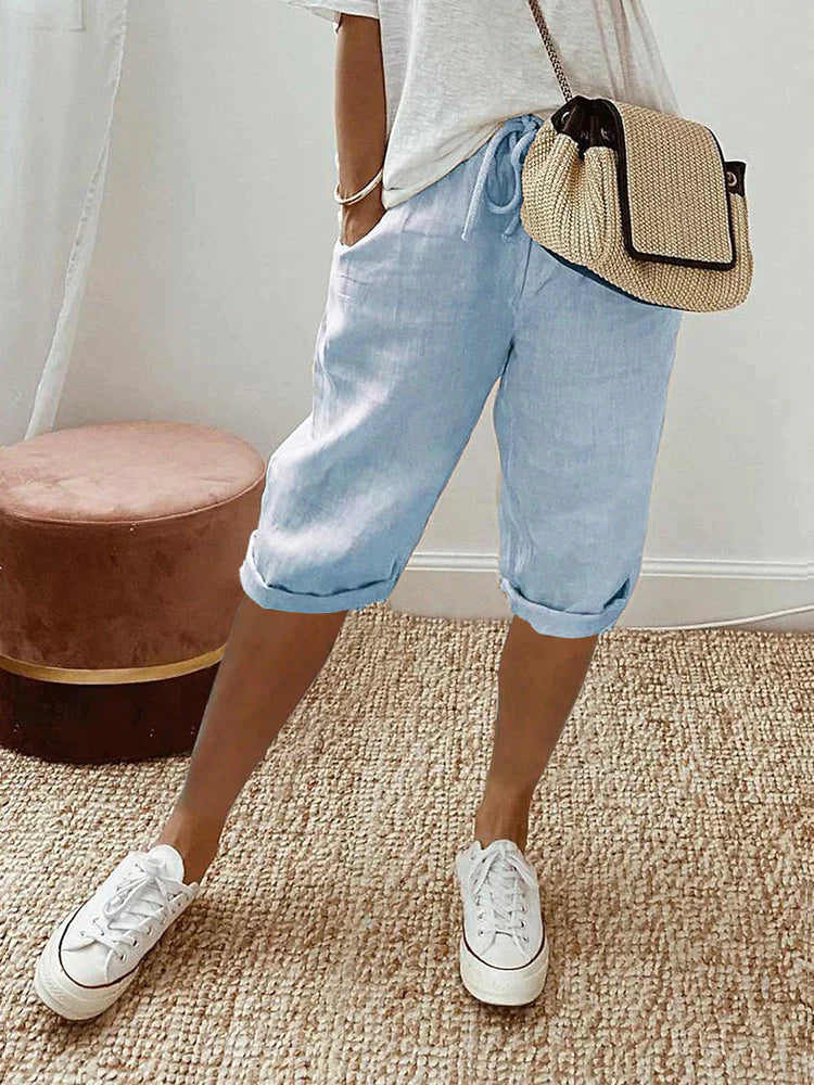 Lena Pantaloncini Donna – Cotone Leggero e Traspirante, Vestibilità Rilassata-4
