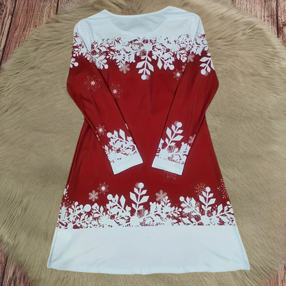 Kerstjurk Dames Rood Feestelijke Kerstoutfit