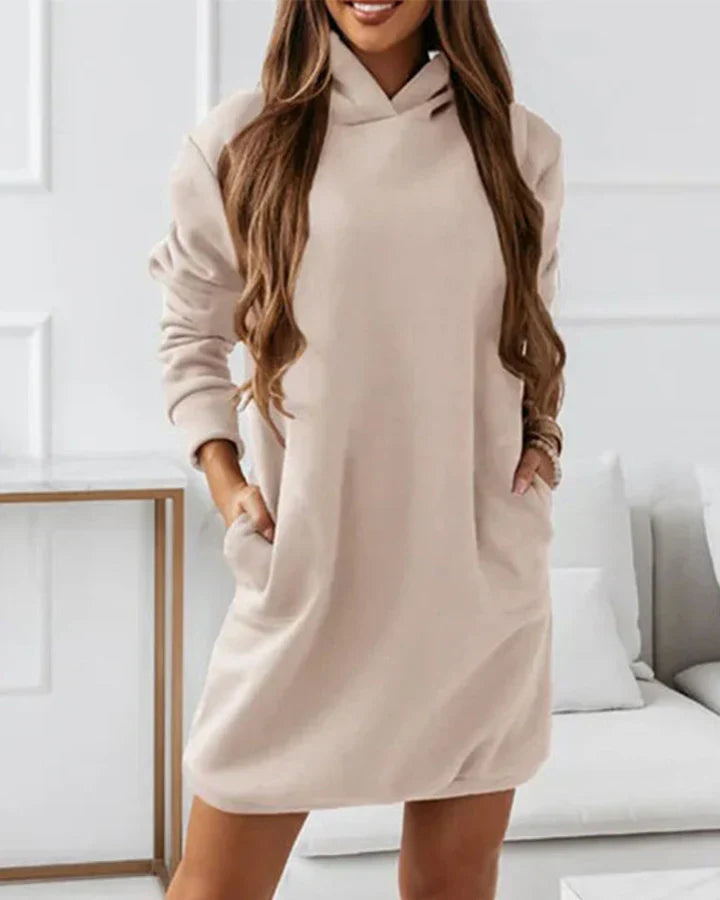 Elegante Katoenen Dames Hoodie met Rits – Ideaal voor Casual Dagen