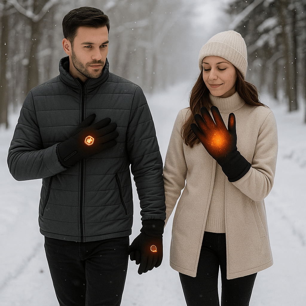 Lämpimät käsineet unisex – Talvi & Ulkoilu - EmiyoSuomi - Lämmitettävät käsineet
