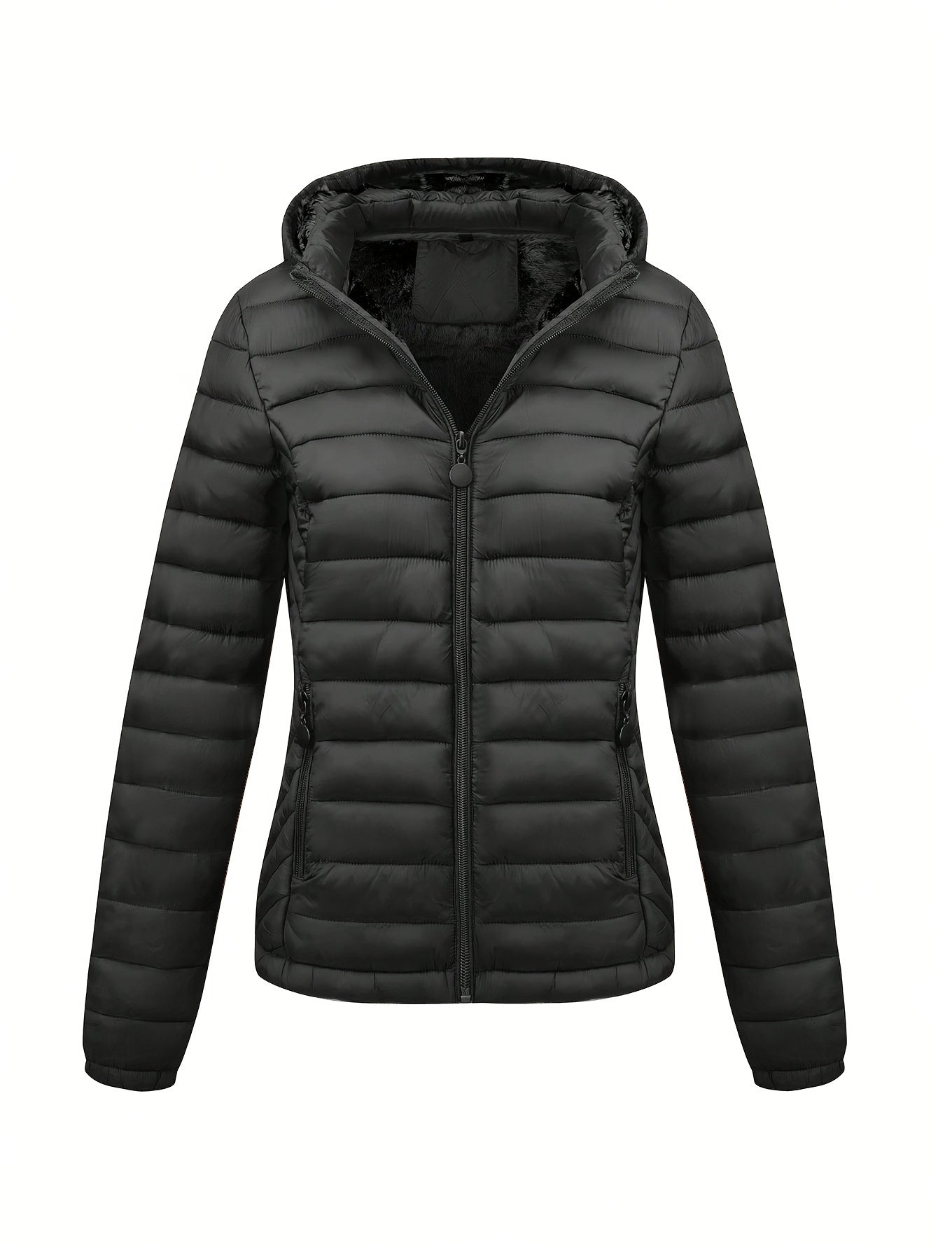 Dames Gewatteerde Hoodie Jas Warm en Zacht - Mode Vibes