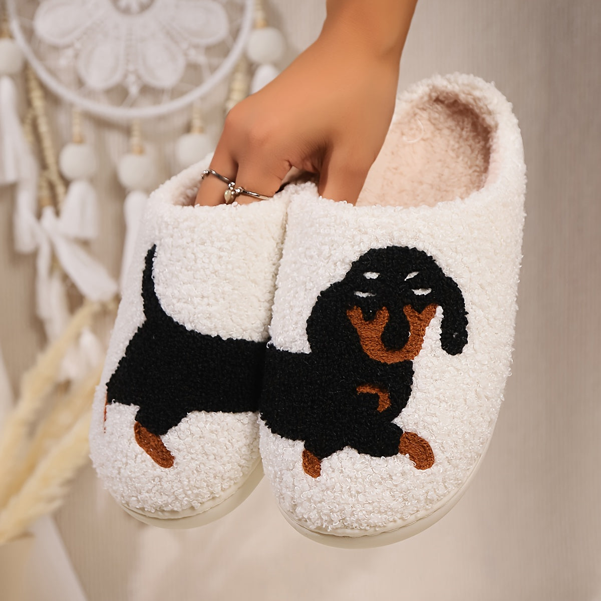 Pantoffels Hond Ontwerp Unisex Warm en Gezellig - Mode Vibes