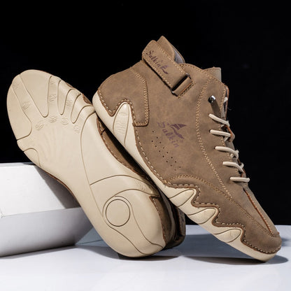 Leren Schoenen Comfortabel voor Dagelijks Gebruik - Mode Vibes
