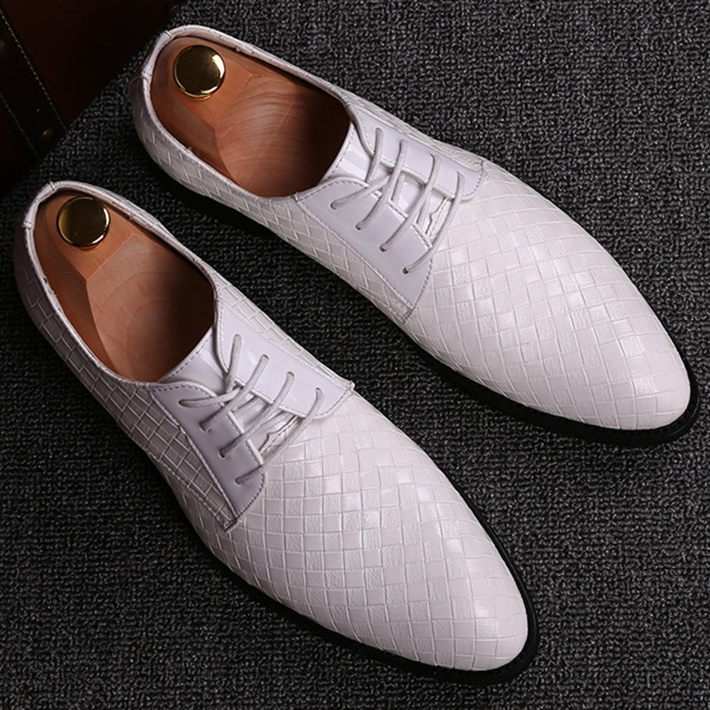 Leren Veterschoenen Formeel voor Mannen - Mode Vibes
