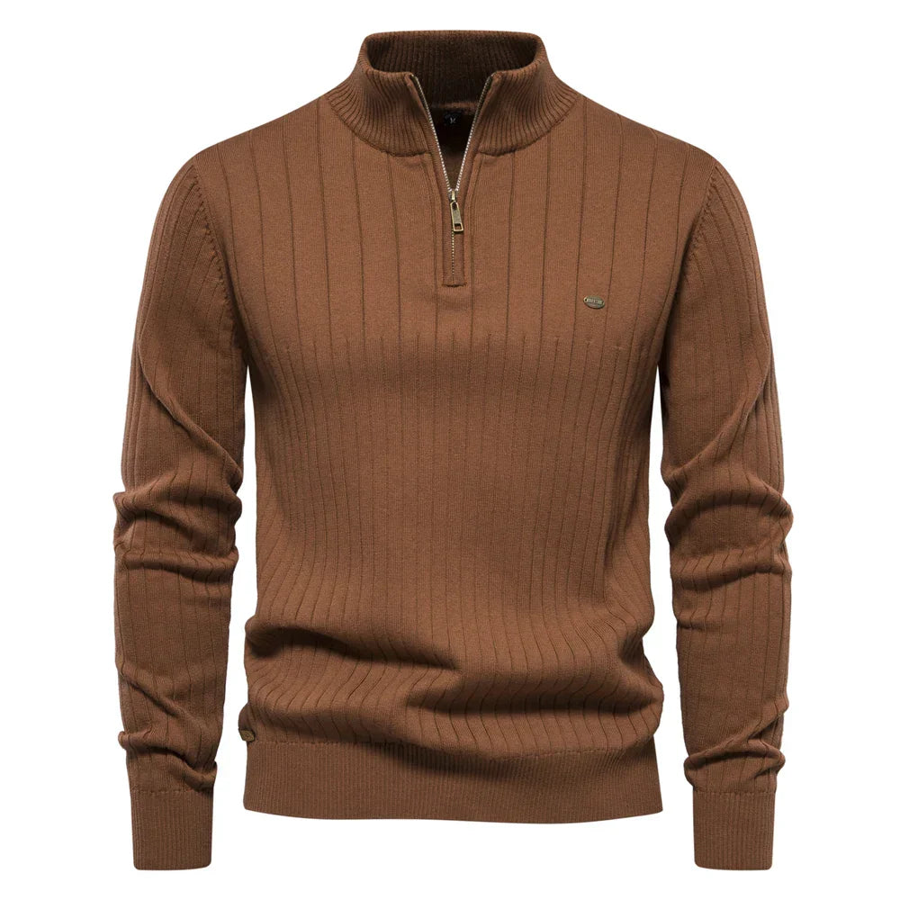Herentrui met Rits Warm Herfst Collectie - Mode Vibes