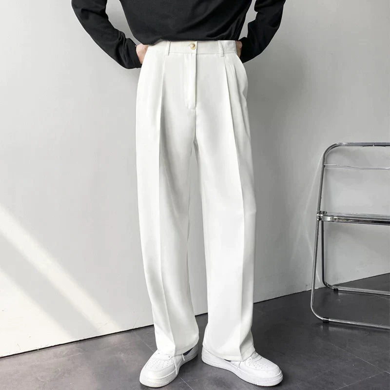 Lars | Stijlvolle Paris pantalon in de kleur Zwart voor heren in Formal stijl geschikt voor alle seizoenen.