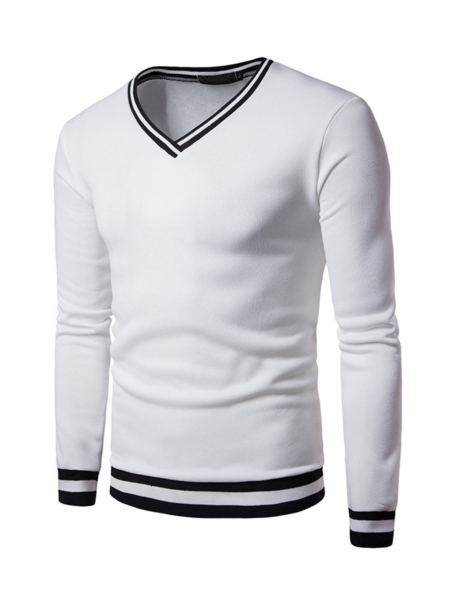 Herensweatshirt Warme Kleurblok Design - Mode Vibes